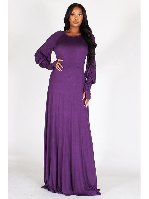 royal purple maxi dress Circe