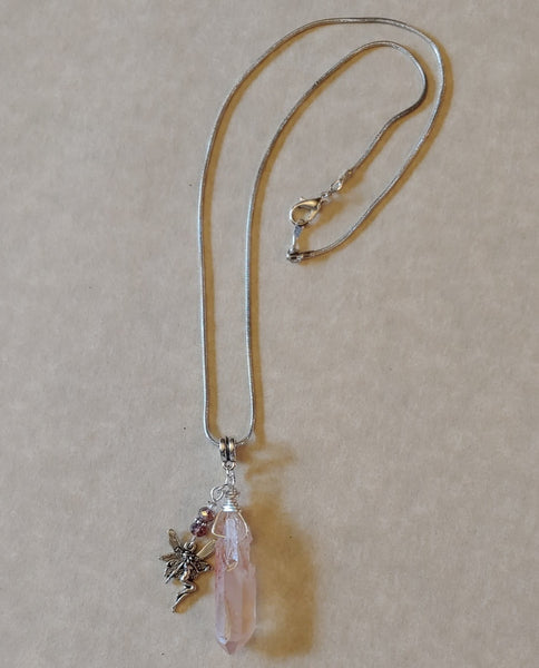 Luster Quartz Fairy Necklace