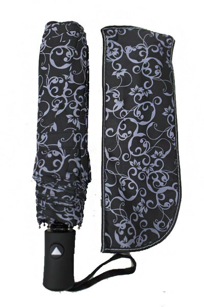 Gothic Floral Scroll Umbrella