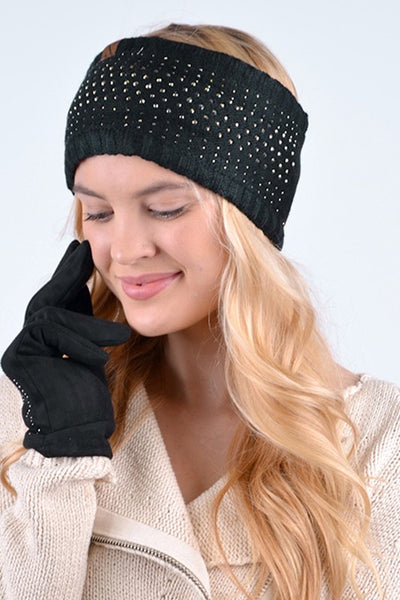 Black Winter Headband