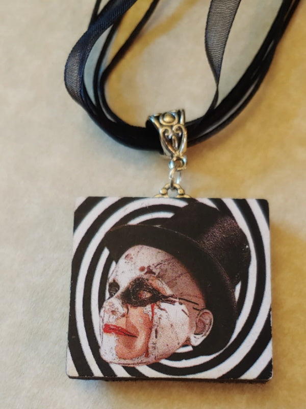 Wooden Tile Necklace - The Ringmaster