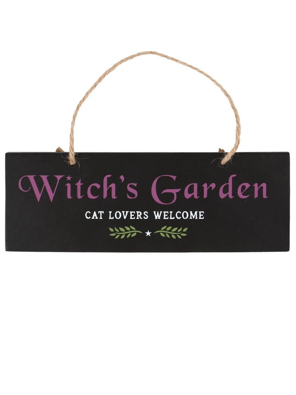 Witch's Garden Sign