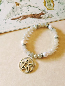 Pearl Pentacle Bracelet