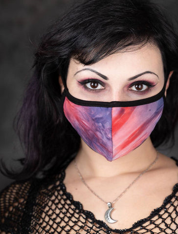 Purple Haze Tie Dye Face Mask
